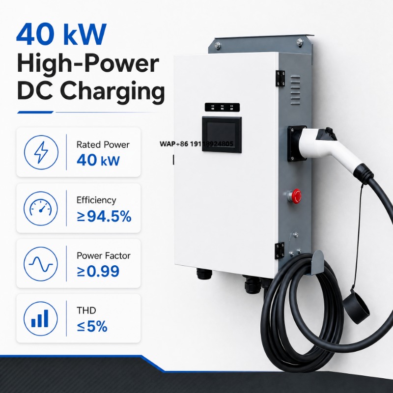 Fast Ev Charger - محطات شحن مثبتة على الأرض، محطة