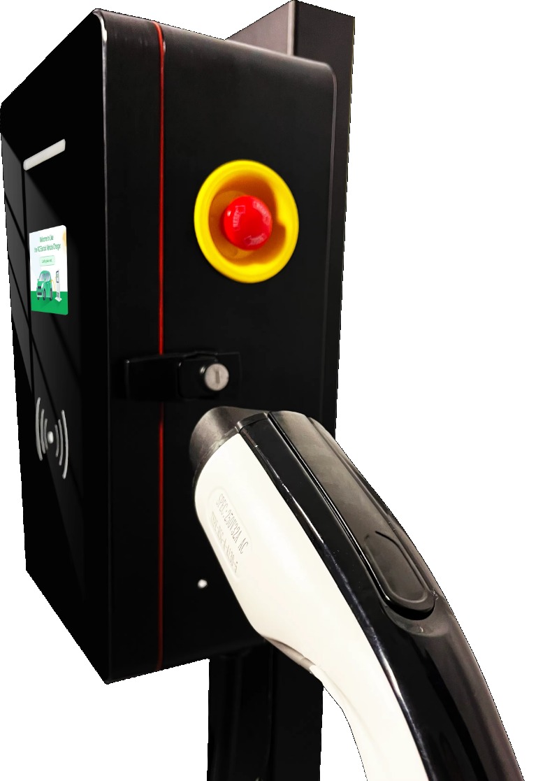 شاحن سيارات كهربائية مزدوج مثب - مراجعة Type 2 Charger وسعره