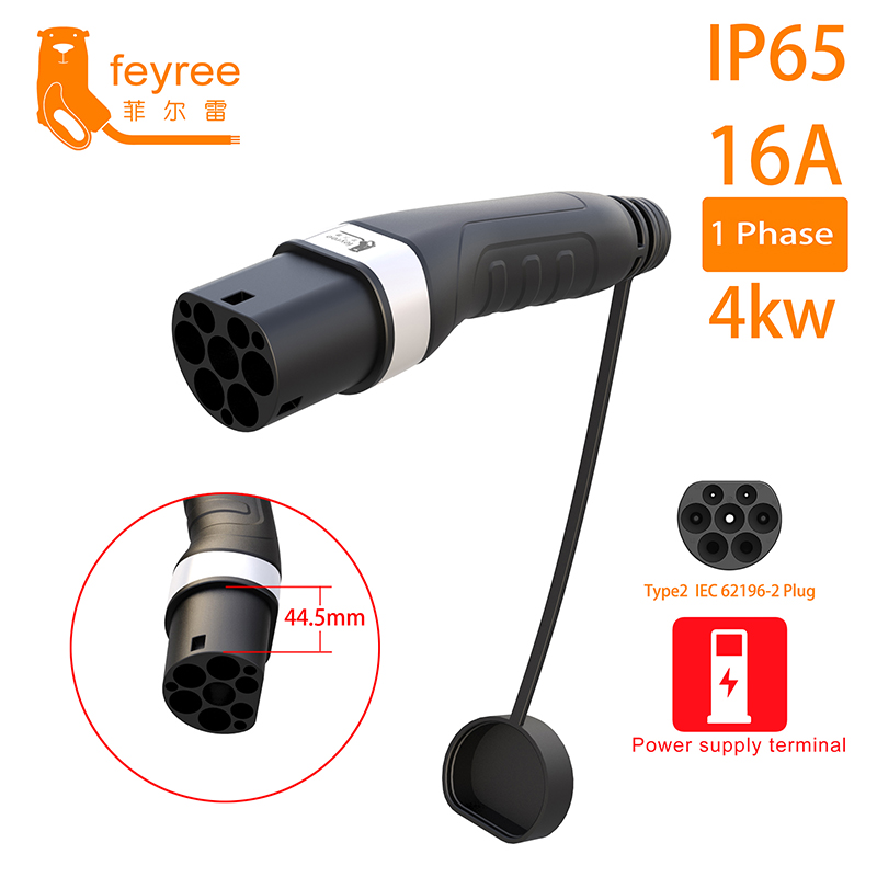 Feyree Type2 ذكر التوصيل شاحن  - مراجعة Ev Charger Adapter وسعره