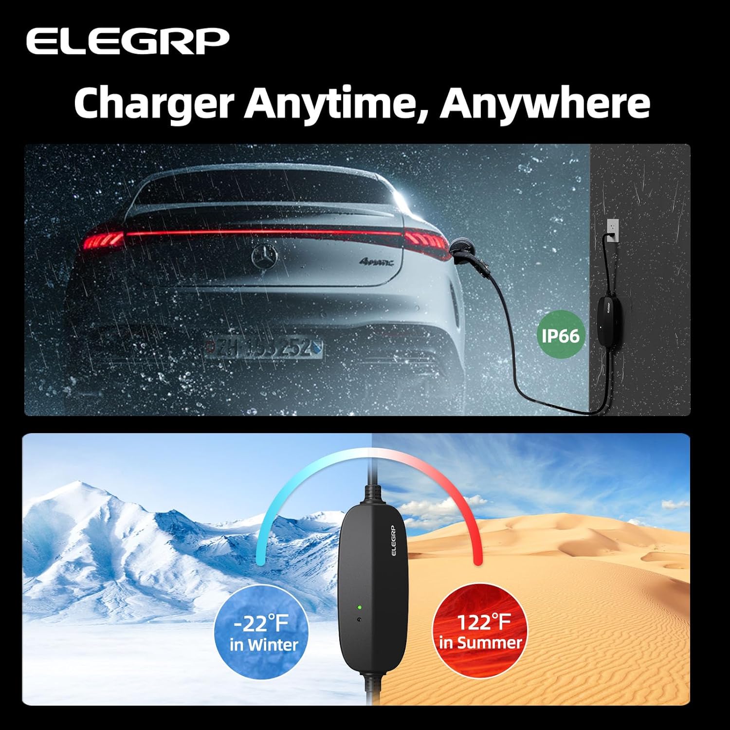 محطة شحن سيارات كهربائية ELEGR - مراجعة Portable Ev Charger وسعره