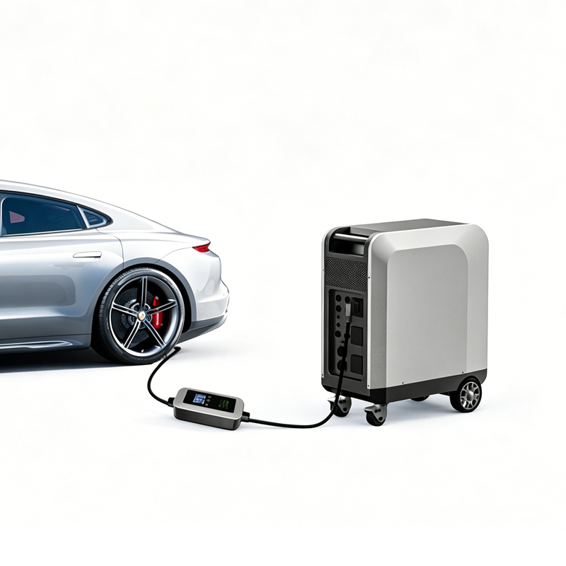 شاحن سيارات كهربائية جديد يعمل - مراجعة Portable Ev Charger وسعره
