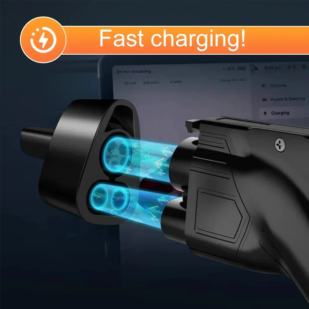ل تسلا نموذج 3/X/Y/S شاحن سيار - مراجعة Ev Charger Adapter وسعره