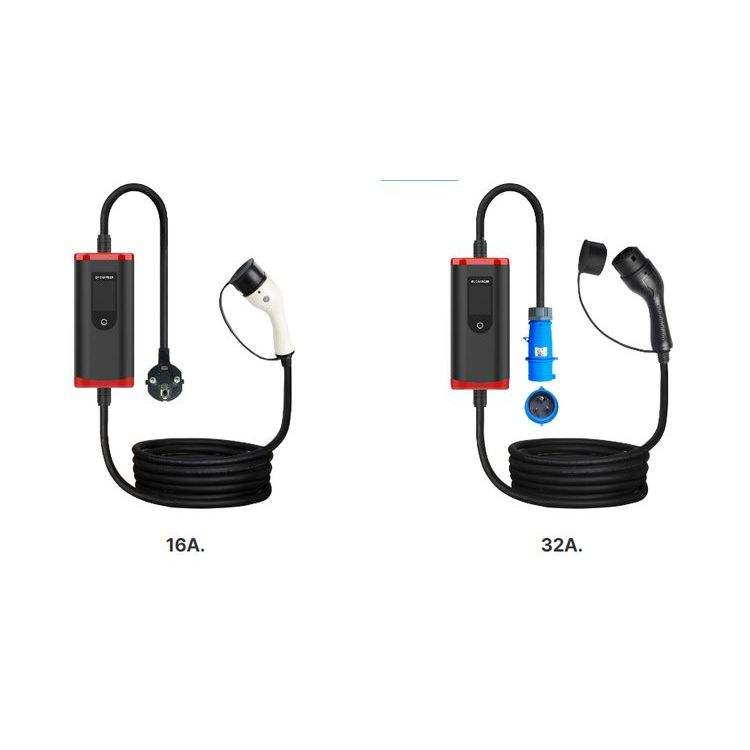 شاحن سيارات كهربائية محمول 7 ك - مراجعة Portable Ev Charger وسعره