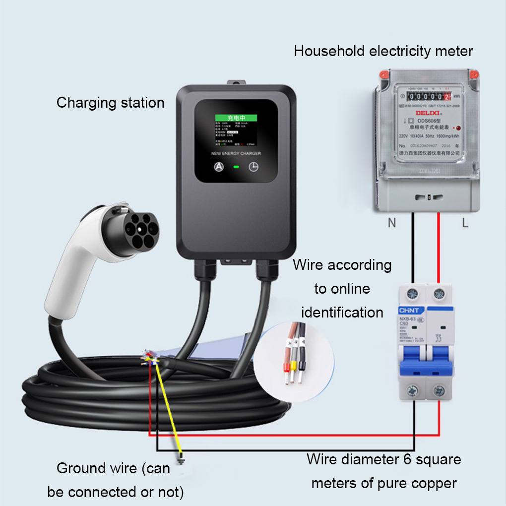 شاحن سيارات كهربائية 32A-24A-1 - مراجعة Wallbox Ev وسعره