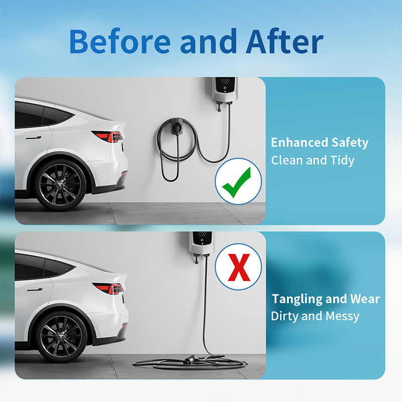 حامل كابل شحن السيارات الكهربا - مراجعة Wallbox Ev وسعره