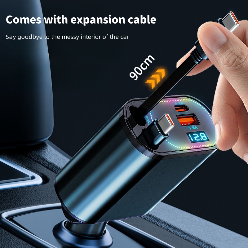 شاحن سيارة قابل للسحب 4 في 1 م - مراجعة Fast Ev Charger وسعره