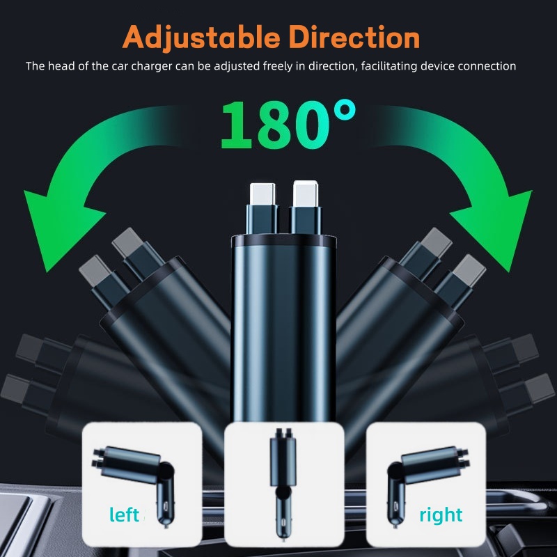 شاحن سيارة قابل للسحب 4 في 1 م - مراجعة Fast Ev Charger وسعره