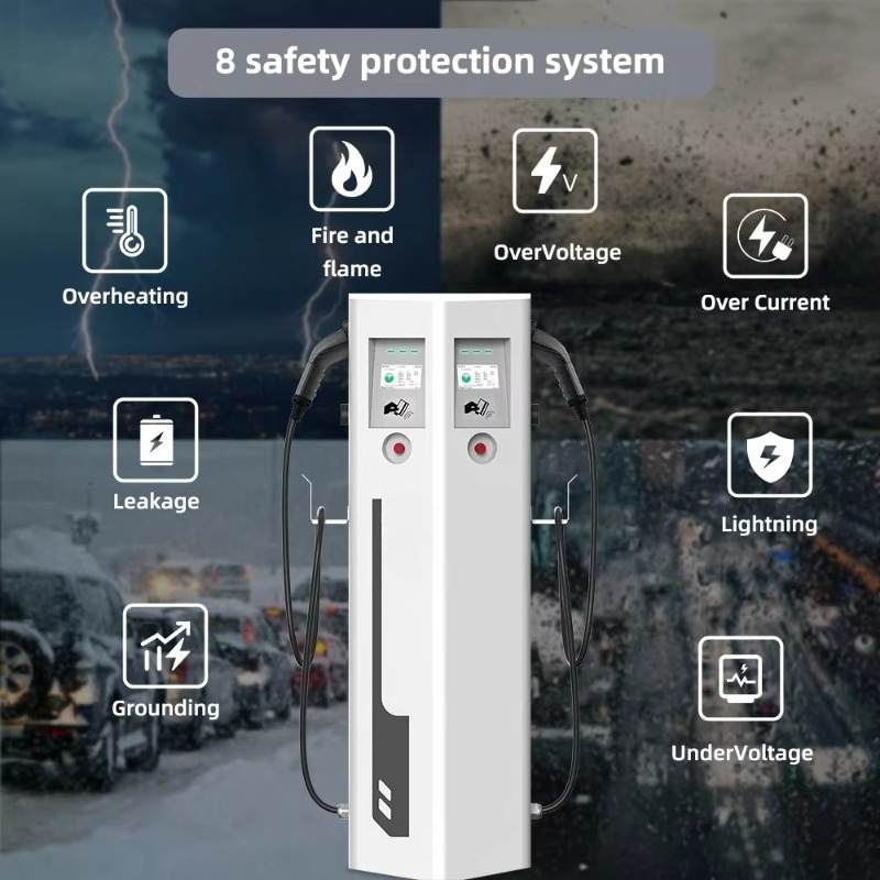 محطة شحن أرضية IP65 OCPP CE بق - مراجعة Type 2 Charger وسعره